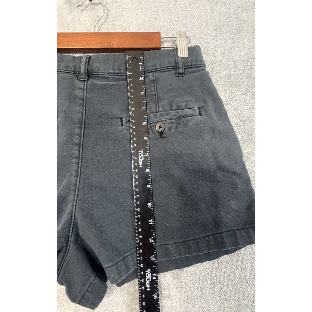 Free People Shorts Womens Size 2 Light Black Casual Chino High Rise Pockets - Picture 7 of 8